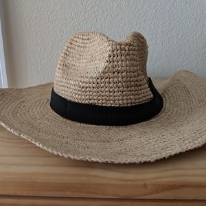 J. Crew Wide-Brim Packable Straw Hat